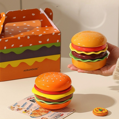Mini 3D Burger Plates