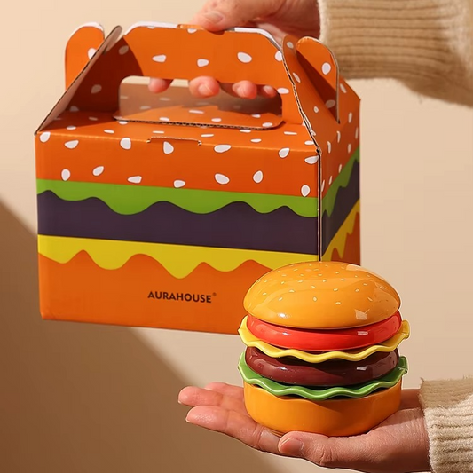 Mini 3D Burger Plates