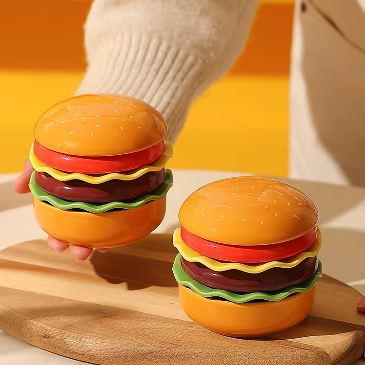 Mini 3D Burger Plates